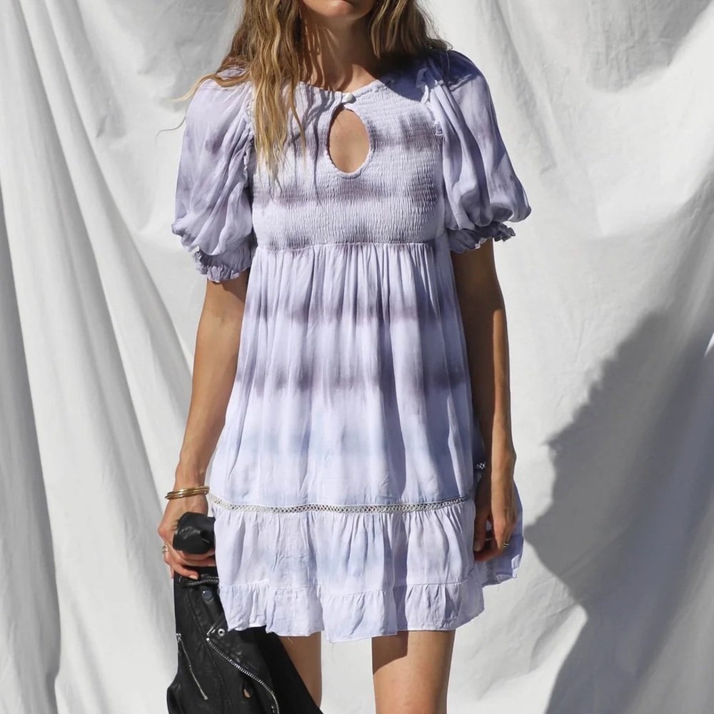 NWOT Jen’s Pirate Booty Tie-Dye Malina Mini Dress